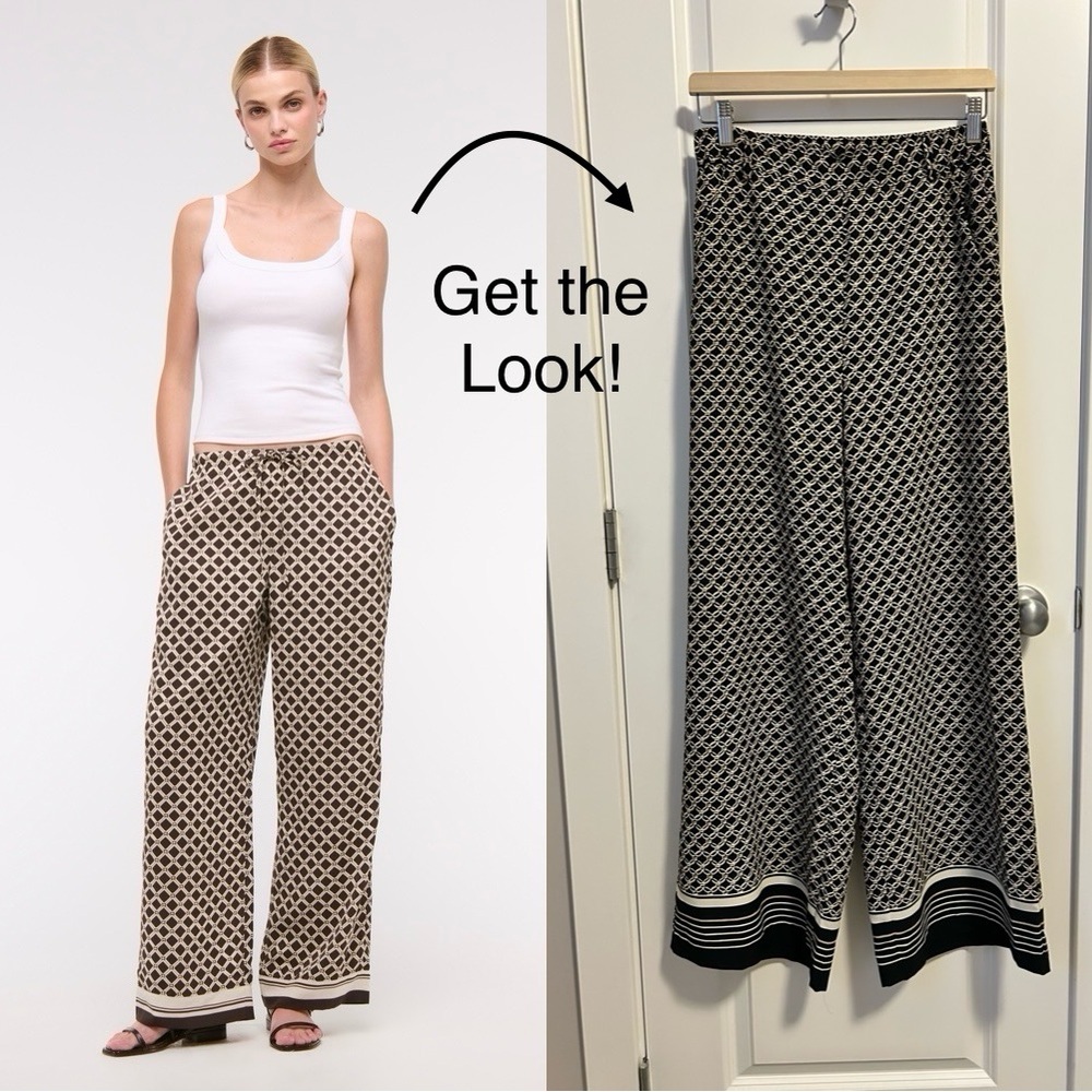 H&M Patterned Pants – Sz 6